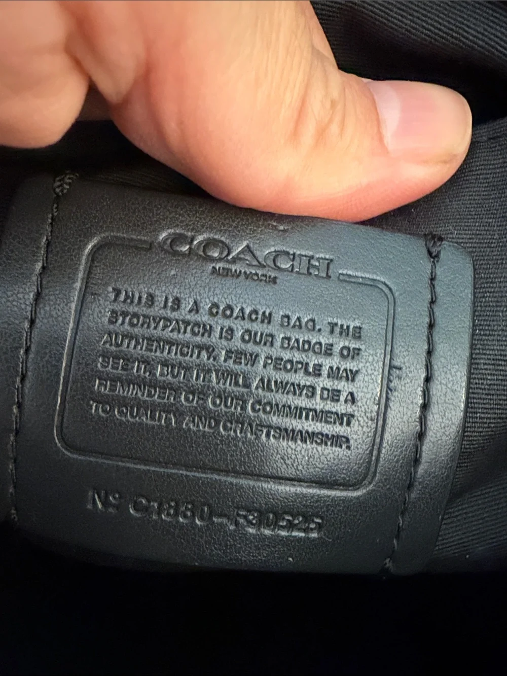 COACH Faye Convertible Backpack in black